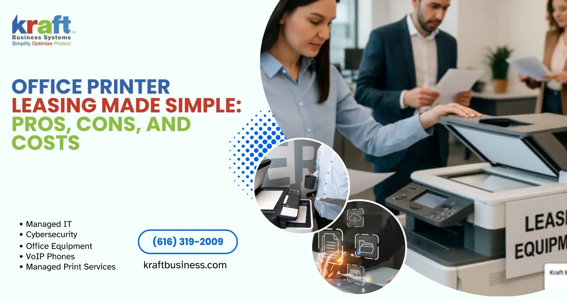 Office Printer Leasing Made Simple: Pros, Cons, and Costs