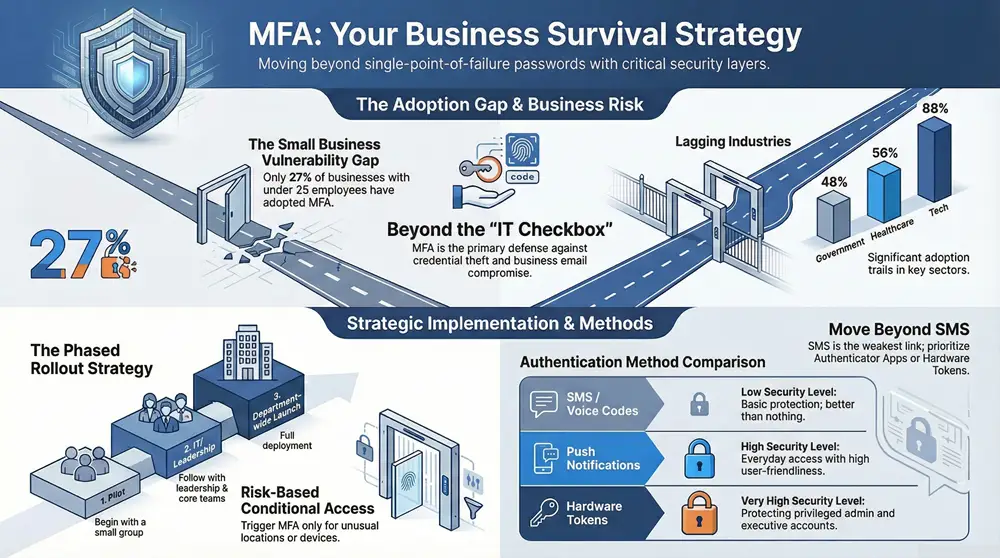Mastering Multi Factor Authentication Best Practices Infographic about Multi Factor Authentication