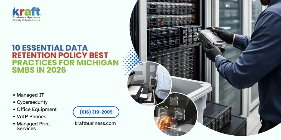 10 Essential Data Retention Policy Best Practices for Michigan SMBs in 2026